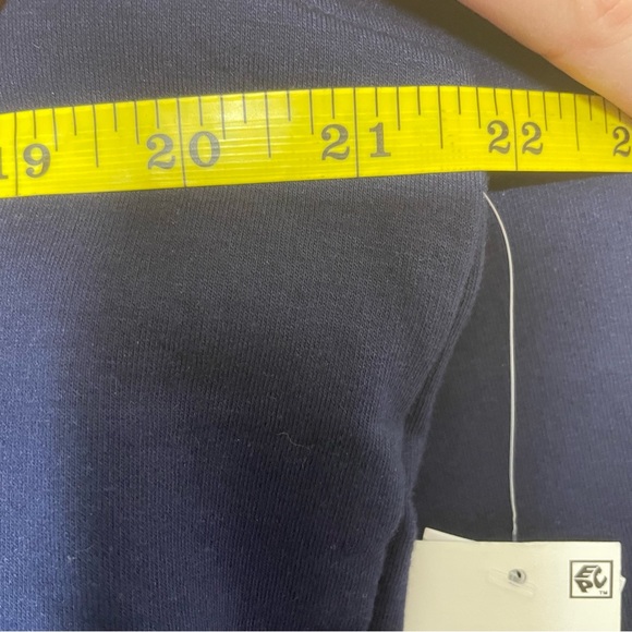 New Club Room Men’s Quarter Zip Classic Navy Grey Size Large NWT - Picture 3 of 8